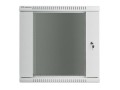 Lanberg Szafa instalacyjna wisząca 19'' 12U 600X450mm szara (drzwi       szklane)