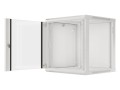 Lanberg Szafa instalacyjna wisząca 19'' 12U 600X600mm szara (drzwi       szklane)