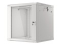 Lanberg Szafa instalacyjna wisząca 19'' 12U 600X600mm szara (drzwi       szklane)
