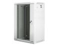 Lanberg Szafa instalacyjna wisząca 19'' 18U 600X450mm szara (drzwi       szklane)