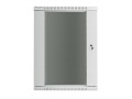 Lanberg Szafa instalacyjna wisząca 19'' 18U 600X450mm szara (drzwi       szklane)