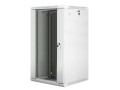 Lanberg Szafa instalacyjna wisząca 19 22U 600X600mm szara (drzwi szklane)