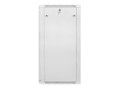Lanberg Szafa instalacyjna wisząca 19'' 27U 600X600mm szara (drzwi       szklane)