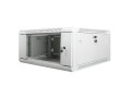 Lanberg Szafa instalacyjna wisząca 19'' 4U 600X600mm szara (drzwi        szklane)