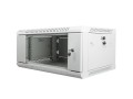 Lanberg Szafa instalacyjna wisząca 19'' 4U 600X450mm szara (drzwi        szklane)