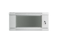Lanberg Szafa instalacyjna wisząca 19'' 4U 600X450mm szara (drzwi        szklane)