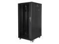 Lanberg Szafa stojąca Rack 19'' 27U 600x800mm czarna