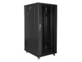 Lanberg Szafa stojąca Rack 19'' 27U 600x800mm czarna