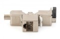 Digitus Moduł Keystone RJ45 (8P8C) kat. 6A STP, LSA, beznarzędziowy