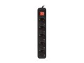 Lanberg Listwa przedłużacz 3m 5x230 c  PS1-05F-0300-BK