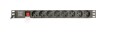 Gembird Listwa zasilająca rack (PDU), 8 gniazd typ Schuko, 1U, 10A, wtyk C14 3m