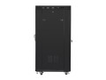 Lanberg Szafa instalacyjna rack stojąca 19 cali 22U 800X800 czarna dzrwi perforowane LCD