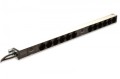 Digitus Listwa zasilająca PDU 19" RACK, 12x gniazdo Schuko, 2x 2m wtyk Unischuko, 16A, zabezpieczenie przeciążeniowe, profil aluminiowy
