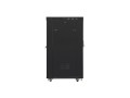 Lanberg Szafa stojąca 19 cali 22U 800x1000 drzwi perforowane LCD (flat pack) V2 czarna