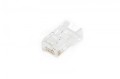 Digitus Wtyk RJ45 (8P8C) przelotowy, kat.6, nieekranowany, AWG 26-24, opakowanie 100 szt.