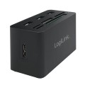 LogiLink Hub USB 3.0, 3 porty, z czytnikiem kart pamięci