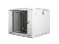 Lanberg Szafa instalacyjna wisząca 19'' 9U 600X600mm szara (drzwi        szklane)