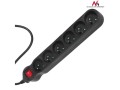 Maclean Listwa zasilająca 6g 3m MCE187 2300W czarna