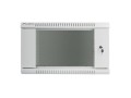 Lanberg Szafa instalacyjna wisząca 19'' 6U 600X450mm szara (drzwi        szklane)