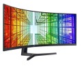 Samsung Monitor 49 cali ViewFinity S95UC VA 5120x1440 DQHD 32:9 2xHDMI 1xDP 1xUSB-C (90W) 3xUSB 3.0 LAN 5ms PinP/PbyP 120Hz HAS+PIV gł. zakrzyw. 3YOn-