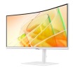 Samsung Monitor 34 cale ViewFinity S65CT VA 3440x1440 UWQHD 21:9 1xHDMI 1xDP 2xTB 4.0(90W/15W) 3xUSB 3.0 LAN 5ms 100Hz HAS+PIV gł. zakrzyw. biały 2Yd2
