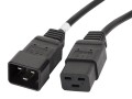 Lanberg Przedłużacz kabla zasilającego IEC 320 C19 - C20 VDE 1.8M VDE    czarny