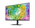 Samsung Monitor 32 cale ViewFinity S8 IPS 3840x2160 UHD 16:9 1xHDMI 1xDP 3xUSB 3.0, 1xUSB 2.0 5ms HAS+PIVOT płaski 3 lata on-site (LS32A800NMPXEN)