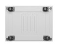 Lanberg Szafa stojąca rack 19'' 42U 600x800 szara drzwi szklane flack pack