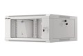 Lanberg Szafa instalacyjna rack wisząca 19 cali 4U 600 szara drzwi szkalne (złożona)