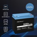 Qoltec Akumulator LiFePO4 Litowo-Żelazowo-Fosforanowy | 12.8V | 30Ah |  384Wh | BMS