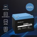 Qoltec Akumulator LiFePO4 Litowo-Żelazowo-Fosforanowy | 12.8V | 50Ah |  640Wh | BMS