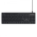 Hama Klawiatura CK-200 przewodowa Czarna