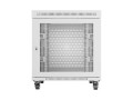 Lanberg Szafa instalacyjna rack stojąca 19 cali 15U 800x1000 drzwi perforowane LCD szara (Flat pack)