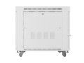 Lanberg Szafa instalacyjna rack stojąca 19 cali 15U 800x1000 drzwi perforowane LCD szara (Flat pack)