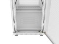 Lanberg Szafa instalacyjna rack stojąca 19 cali 27U 600x800 drzwi perforowane LCD szara (Flat pack)