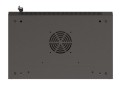 Lanberg Szafa instalacyjna rack wisząca 19" 4U 540x350 czarna drzwi   przeszklone ( flat pack)