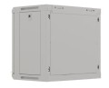 Lanberg Szafa instalacyjna rack wisząca 19" 9U 540x350 szara drzwi przeszklone ( flat pack)