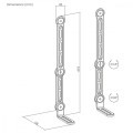 Maclean Uchwyt VESA na soundbar uniwersalny MC-334  15KG MAX