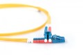 Digitus Patchcord FO Singlemode 09/125 OS2 LC-LC duplex 5m Żółty