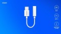 Savio Adapter USB-C - Mini Jack 3,5mm, Xiaomi, Huawei, Oppo,  AK-51
