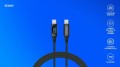 Savio Kabel USB - USB C z wyświetlaczem, 100W, CL-174