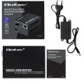 Qoltec Dwukierunkowy Media Konwerter SWITCH Ethernet 1x RJ45 1x SFP |   1000Mb/s | 5V