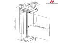 Maclean Uchwyt do komputera MC-713 B czarny