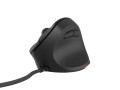Natec Mysz wertykalna CRAKE 2 PRO 128000DPI optyczna czarna