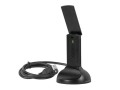 Lanberg Karta sieciowa bezprzewodowa WIFI NC-3000-WI USB 3.0 AX3000 TRI-BAND 2 wewnętrzne anteny