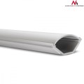Maclean Listwa maskująca kanał kablowy 1.5m 43x23 mm Biała MCTV-575 z taśmą