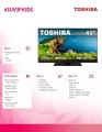 Toshiba Telewizor LED 43 cale 43UV3F63DG