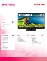 Toshiba Telewizor LED 55 cali 55UV3F63DG