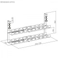 Maclean Organizer podbiurkowy na kable MC-102 W