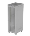 Lanberg Szafa instalacyjna rack stojąca  19" 47U 800x1200 szara drzwi    perforowane LCD ( flat pack) V2